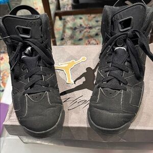 Jordan Black High-Top Sneakers‎
